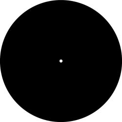 Slipmatte, Anti-Static neutral schwarz