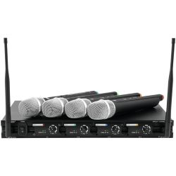 OMNITRONIC UHF-204 Funkmikrofon-System 863-865 MHz