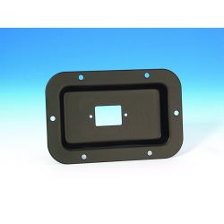 Adam Hall Einbauschale IECC Buchse schwarz