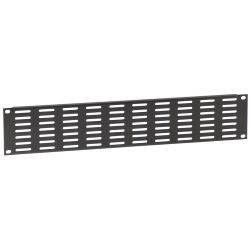 Adam Hall U Entluftblende 2HE Stah waagr. Schlitze