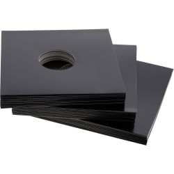 LP Außenhüllen schwarz (25er Pack) für Schallplatten