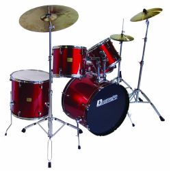 Dimavery DS 205 Schlagzeug Set 5 tl. schwarz