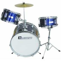 Dimavery JDS 203 Kinder Schlagzeug 3tl. blau