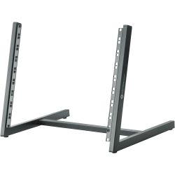 K&M 40900 Tischrack 8 HE schwarz