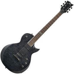 ESP Ltd EC-200 QM See Thru Black E-Gitarre