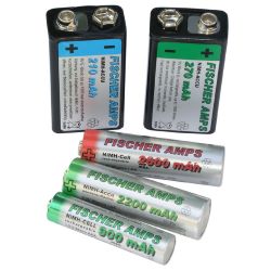 Fischer Amps Mignon Akku R6  AA 2600 mAh