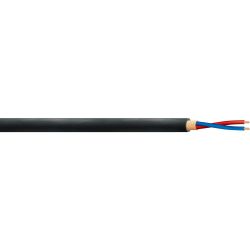 Cordial Mikrofonkabel 2 x 0,22qmm schwarz CMK 222 SW