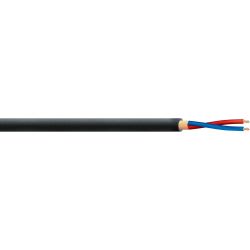 Cordial Mikrofonkabel 2 x 0,50qmm schwarz CMK 250