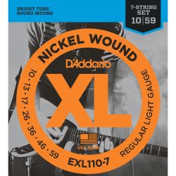 Daddario EXL110-7 E-Gitarren Saiten 7-Saiter 010-059