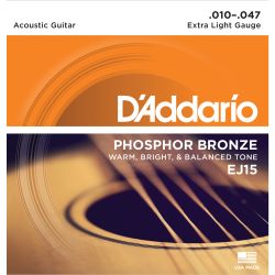 Daddario EJ15 Akustik Gitarrensaiten 010-047