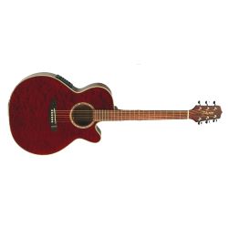 Takamine EG540C-RQH Quilted Red Westerngitarre