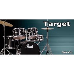 Pearl Standard-Set Target TG-625C Black