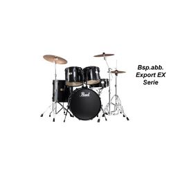 Pearl EX 805 Drum Set Jet Black Schwarze Hardware