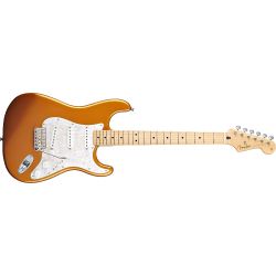 Fender Mex Powerhouse Strat MN Caramel Metallic E-Gitarre