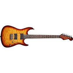 Fender Showmaster QMT RW HH Tobacco Sunburst