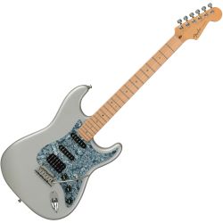 Fender American Deluxe Strat HSS MN Chrome Silver