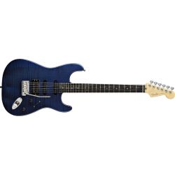Fender American Deluxe Strat HSS RW FMT Cobalt Blue Transparent
