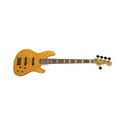 Fender American Deluxe Jazz Bass V QMT RW Amber