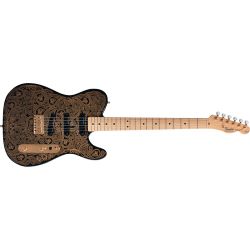 Fender James Burton Tele MN Black/Gold Paisley