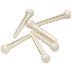 Gewa Stegstecker cremeweiß ohne Punkt 6er Pack