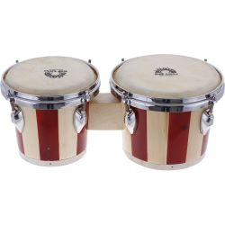 Basix Bongos 7 und 8,5 Zoll Retro-Design natur