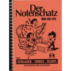 Hildner 'Der Notenschatz-Songs,Schlager' f. Keyboard