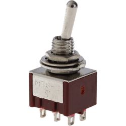 Partsland WSC DPDS Mini Kippschalter nickel