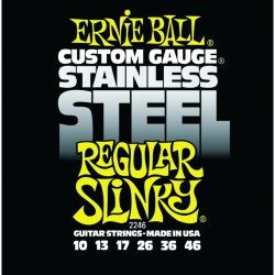 Ernie Ball EB2246 Slinky Stainles Steel Saiten 010-046