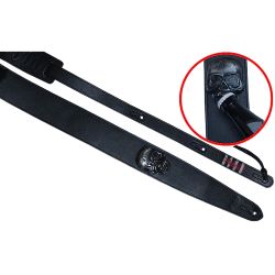 Fender Strap Rebel Bottle Opener Skull Gurt Leder