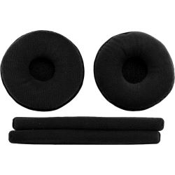 Polsterset Velour für Sennheiser HD-25 schwarz