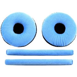 Polsterset Velour für Sennheiser HD-25 sky
