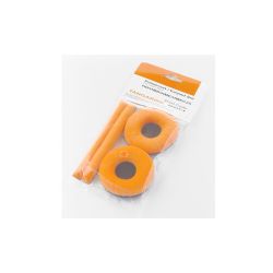 Polsterset Velour für Sennheiser HD-25 tangarine