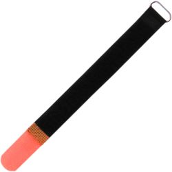 Adam Hall Kabelbinder Klettband mit Oese 20x2 cm rot
