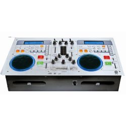 US Blaster 7320 Doppel CD-Player mit Mixer