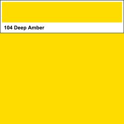 Lee Farbfolie 104 Deep Amber 25cm x 122cm