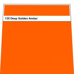 Lee Farbfolie 135 Deep Golden Amber 25cm x 122cm