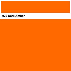 Lee Farbfolie 022 Dark Amber 25cm x 122cm
