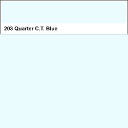 Lee Farbfolie 203 Quarter C.T. Blue 25cm x 122cm