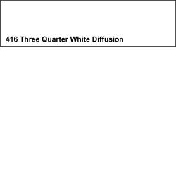 Lee Farbfolie 416 3/4 White Diffusion 25cm x 122cm
