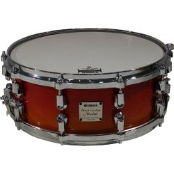 Yamaha Beech Custom Abso. Snare Drum 14 Zoll x 5,5 Zoll Amber Fade
