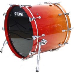Yamaha Beech Custom Abso. Bass Drum 22 Zoll x 18 Zoll Amber Fade