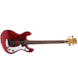 Coxx Mosrite Bass Metallic Red