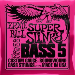 Ernie Ball EB2824 Super Slinky Saiten E-Bass 040-125