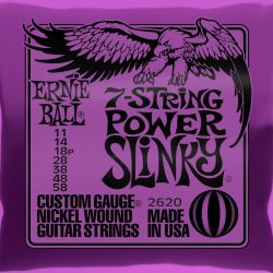 Ernie Ball EB2620 Power Saiten 011-058 7 Saiter