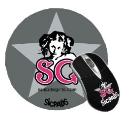 Sicpads + Wirless Mouse  Suicide Girls Logo