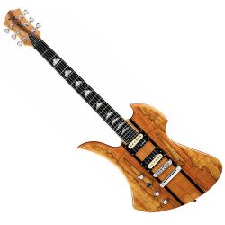 BC Rich Mockingbird Exotic Spalted Lefthand