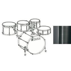 TAMA Drumset Superstar Unicolor SK52F Brushed Metallic Black