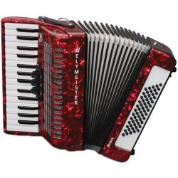 Weltmeister Akkordeon Rubin 60 rot-perloid MT