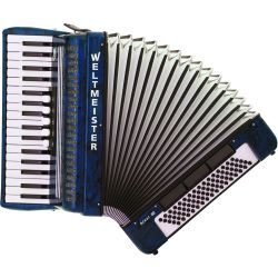 Weltmeister Akkordeon Achat 80 blau