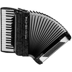 Weltmeister Akkordeon Cassotto 374 96 schwarz